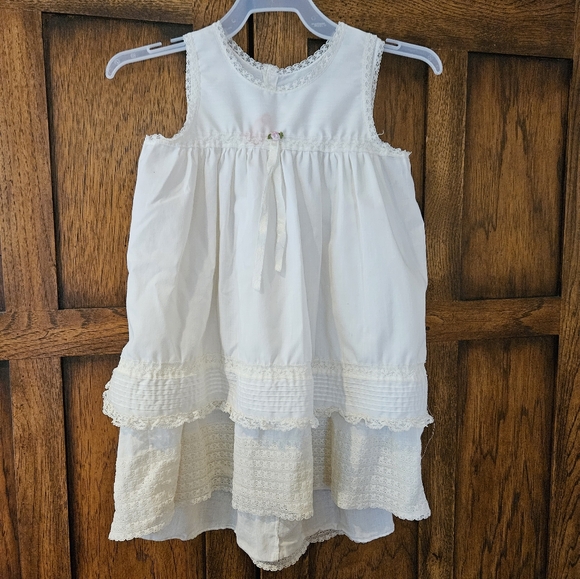 Vintage Baby Girl Dress and Slip Dress - Picture 10 of 12